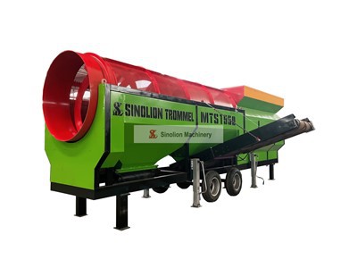 Trommel typu mobilnego typu mobilnego